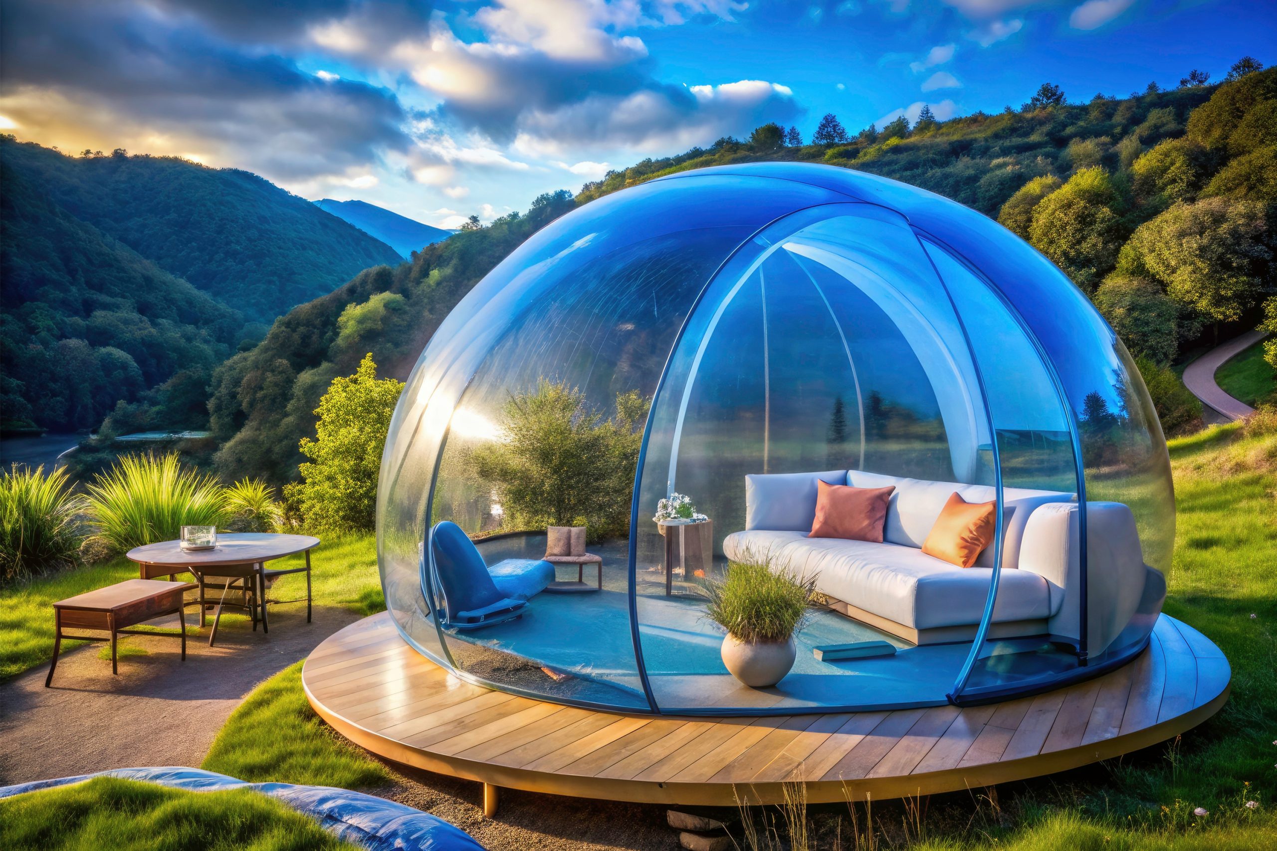 Bulle au coeur de la montagne